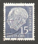 Stamps Germany -  68 - Presidente Thedore Heuss 