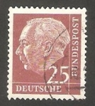 Sellos de Europa - Alemania -  69  A - Presidente Thedore Heuss 