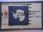 Stamps United States -  U.S - Tratado Antártico 1961-1971