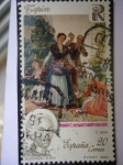 Sellos de Europa - Espaa -  Ed. 3088 - Tapices - Florista -Siglo XVIII. 