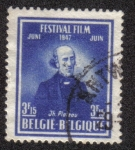 Stamps Belgium -  Joseph Plateau, Film Festival Brussels