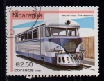 Stamps : America : Nicaragua :  Ferrocarriles
