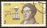 Stamps : Europe : Germany :  "Personalidades"John Wolfg. Dobereiner 1780-1849(químico)DDR.