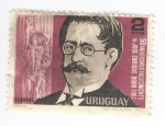 Stamps Uruguay -  50 aniversario del fallecimiento de José Enrique Rodó