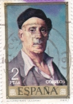 Stamps Spain -  AUTORETRATO (Zuloaga)  (13)