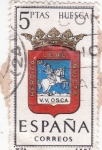 Sellos de Europa - Espa�a -  HUESCA- Escudos de las capitales españolas (13)