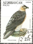 Stamps : Asia : Azerbaijan :  AVES.   GYPAETUS  BARBATUS.