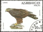 Sellos del Mundo : Asia : Azerbaijan : AVES.  AGUILA  RAPAX.