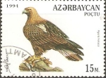 Stamps Asia - Azerbaijan -  AVES.  AGUILA  HELIACA.