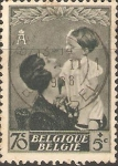 Stamps : Europe : Belgium :  REINA  ASTRID  Y  EL  PRINCIPE  BAUDOUIN
