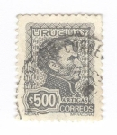 Stamps Uruguay -  General Jose Gervasio Artigas