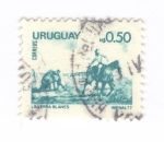 Sellos de America - Uruguay -  Ganaderia