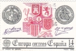 Stamps Spain -  EUROPA CEPT- La Unidad de España  (13)