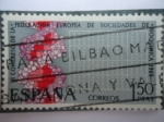 Stamps Spain -  VI Congreso de la Federación Europeade Sociedades de Bioquimica 1969.