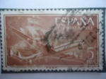 Sellos de Europa - Espa�a -  Ed.1177 - Super Constelatión Nao-Santa María.
