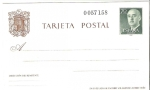 Stamps Spain -  tarjeta postal