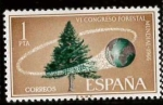 Stamps Spain -  VI congreso forestal mundial