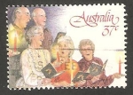 Sellos de Oceania - Australia -  1038 - Navidad, Cantando villancicos