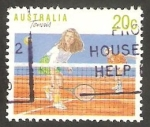 Stamps : Oceania : Australia :  1142 - Tenis