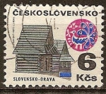 Stamps Czechoslovakia -  Slovensko - Orava.