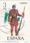 Stamps Spain -  CABO CAZADORES DE INFANTERIA, 1850 (13)