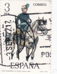 Stamps Spain -  COMANDANTE DE ESTADO MAYOR 1884 (13)