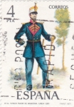 Sellos de Europa - Espaa -   TAMBOR MAYOR DE INFANTERIA 1861(13)