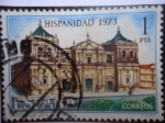 Stamps Spain -  Ed. 2154 - Hispanidad - Catedral dse Leon-Nicaragua.
