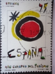 Stamps Spain -  Ed. 3091 - Año Europeo del Turísmo - España. Miró.