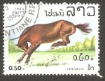 Sellos de Asia - Laos -  Caballo de raza