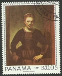 Stamps : America : Panama :  Pintura de Rembrandt