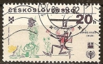Sellos de Europa - Checoslovaquia -  Año Intern del Niño y la Bienal de Ilustraciones de Libros Infantiles, Bratislava (Janos Kass).