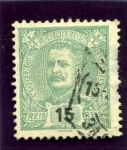 Stamps : Europe : Portugal :  Carlos I
