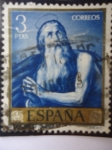 Stamps Spain -  Ed.1505 - Pintores - San Onofre - de: José de Rivera