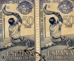 Stamps : Europe : Spain :  feria mundial de nueva york