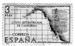 Stamps Spain -  costa septentrional de california 