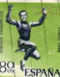 Stamps : Europe : Spain :  juegos olimpìcos tokyo 1964