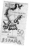 Stamps Spain -  costa de nutka