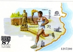 Stamps Spain -  exfilna 87 gerona 24 octubre 1 noviembre
