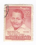 Stamps Colombia -  Javier Pereira