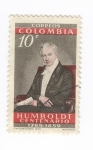 Stamps Colombia -  Centenario de Humboldt