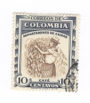 Sellos del Mundo : America : Colombia : Departamento de Caldas.Café