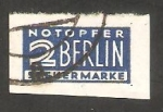 Stamps Germany -  70 A - Sobretasa obligatoria de ayuda a Berlin