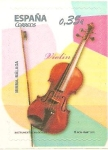 Stamps Spain -  INSTRUMENTOS  MUSICALES.  VIOLÌN.