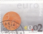Stamps Portugal -  MONEDA DE 2 CENTIMO DE €