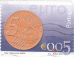 Stamps Portugal -  MONEDA DE 5 CENTIMO DE €