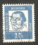 Stamps Germany -  224 - Martín Luther
