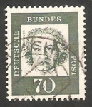 Stamps Germany -  231 A - Ludwig van Beethoven