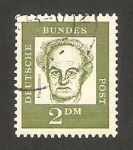 Stamps Germany -  234 - Gerhart Hauptmann