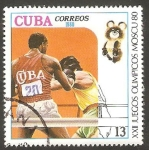Stamps Cuba -  Juegos Olímpicos de Moscú